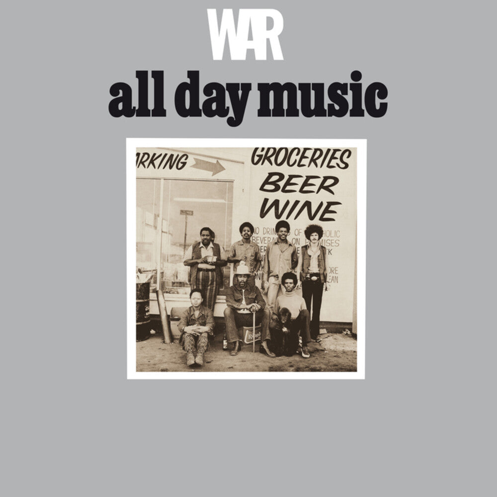 the album cover for War - All Day Music