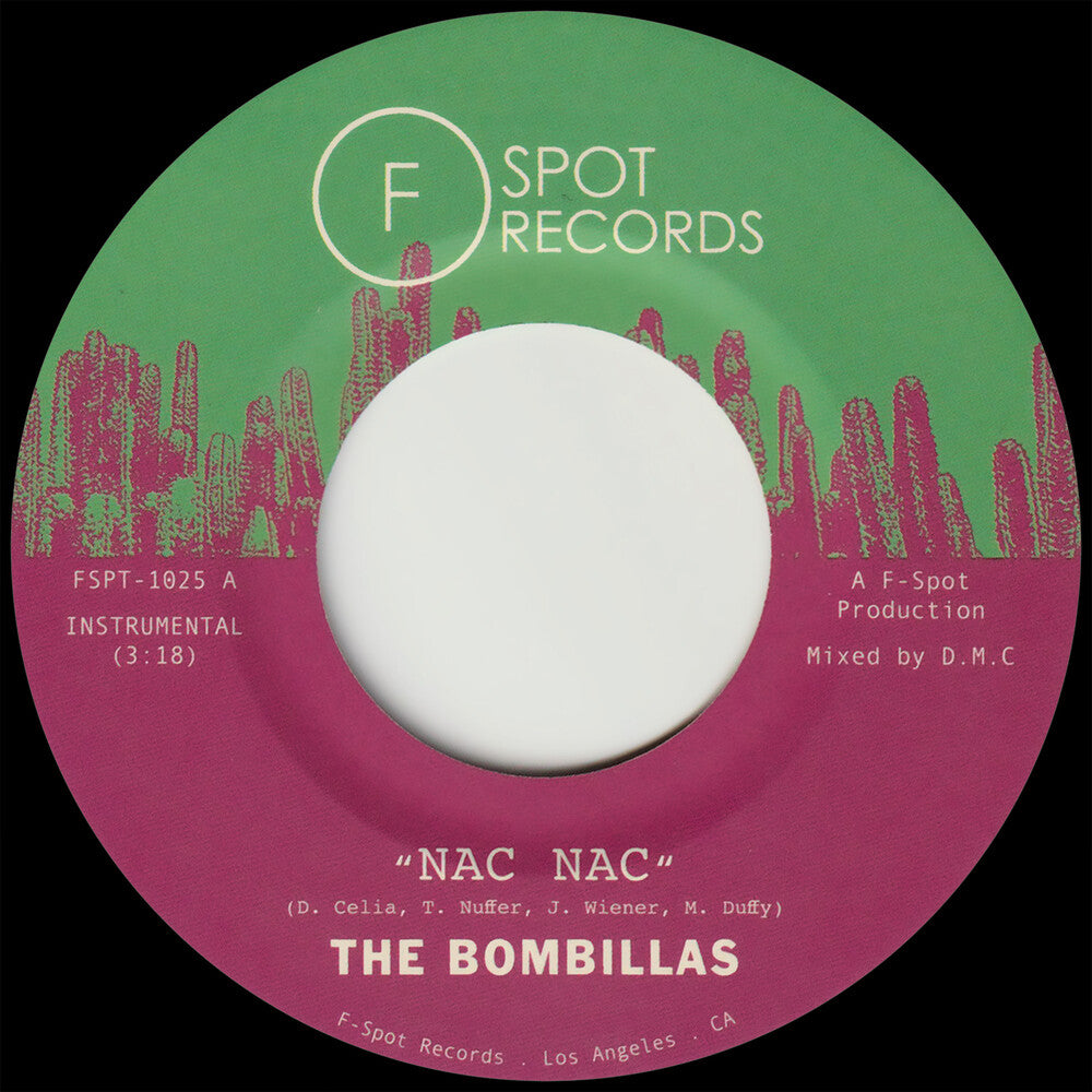 the album cover for Bombillas - Nac Nac B / W Senebi