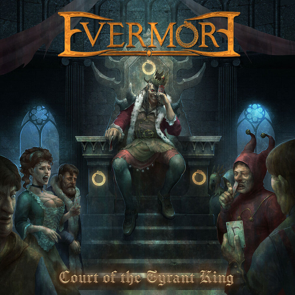 the album cover for Evermore - Court Of The Tyrant King