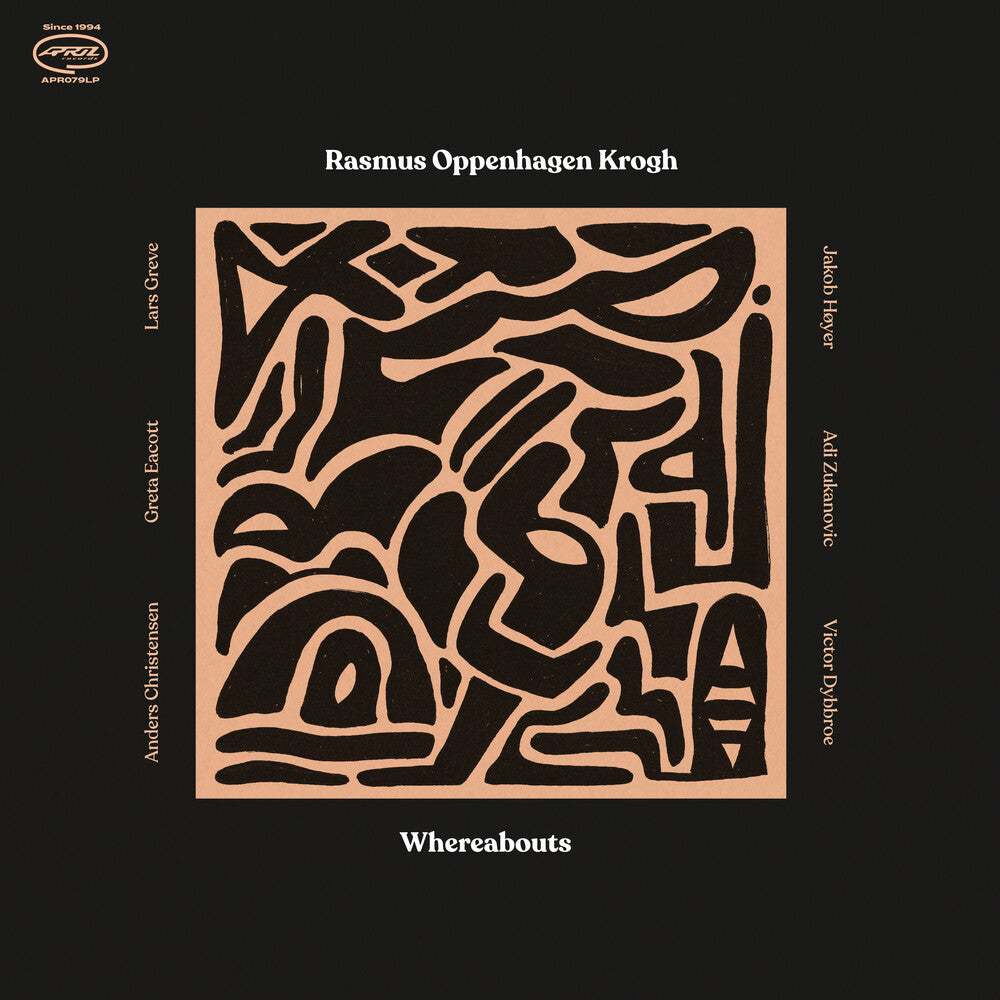 the album cover for Rasmus Krogh Oppenhagen - Whereabouts