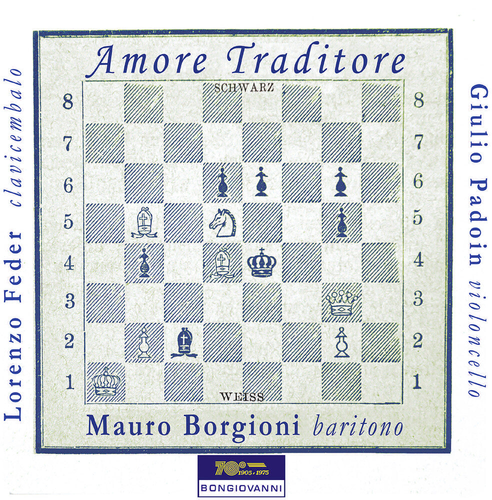 the album cover for J Bach .S. / Borgioni / Padoin - Amore Traditore
