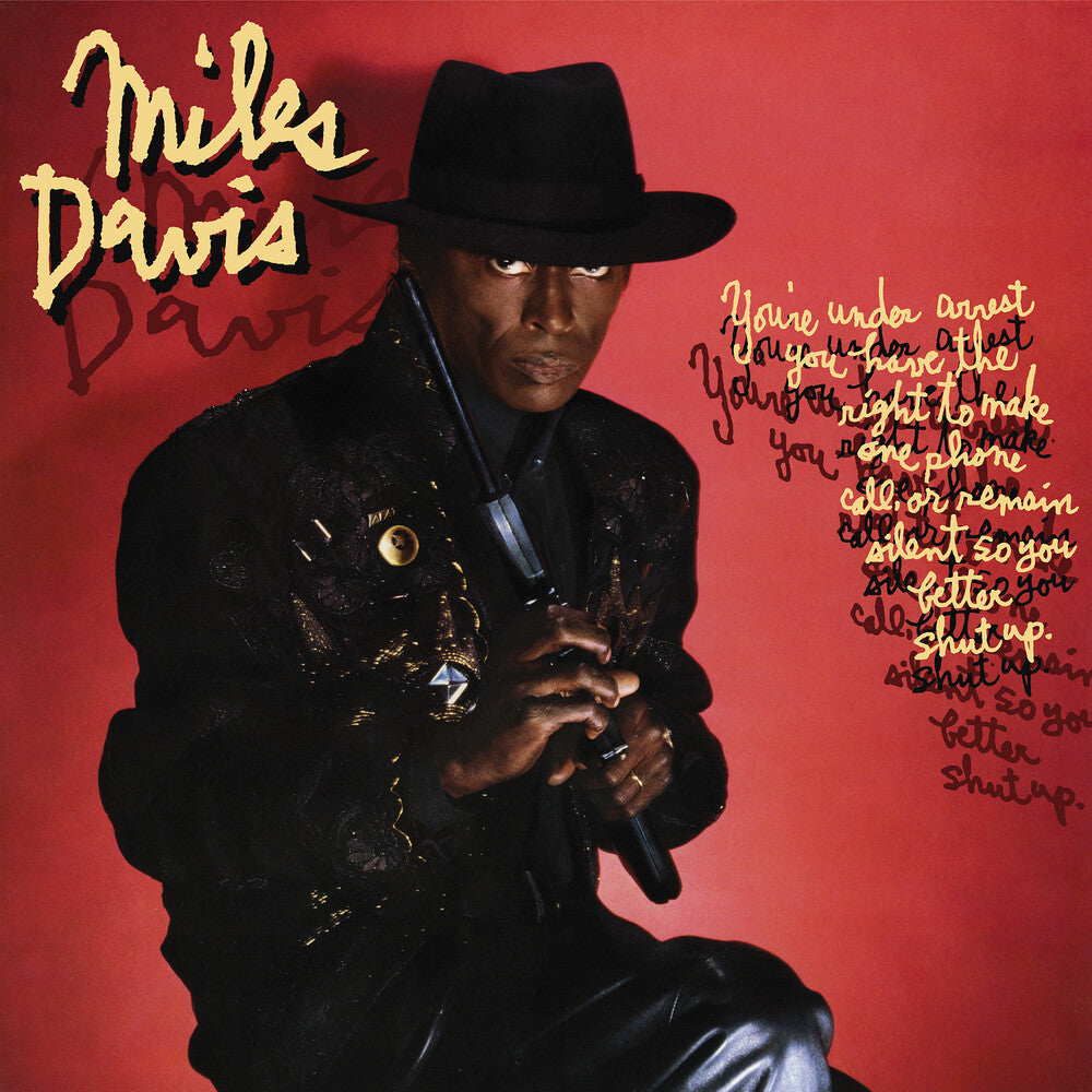 the album cover for Miles Davis - You're Under Arrest