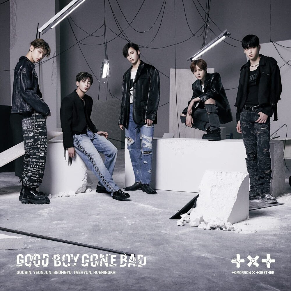 the album cover for TOMORROW X TOGETHER - Good Boy Gone Bad - Version A - CD+DVD