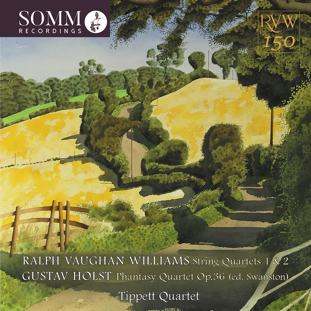 the album cover for Holst / Tippett Quartet - String Quartets 1 & 2