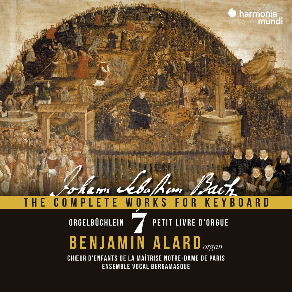 the album cover for Benjamin Alard - Orgelbuchlein Bwv 599-644 - Bach: Complete Works