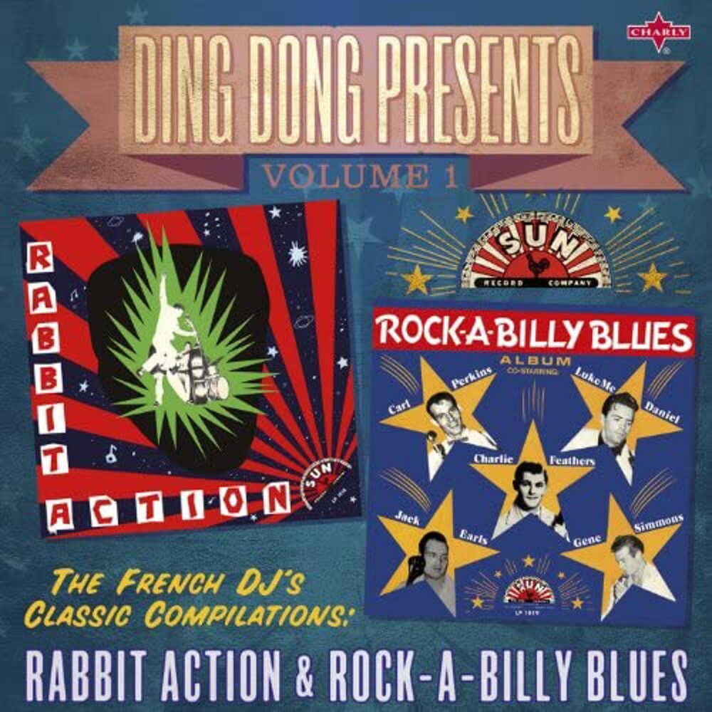 the album cover for Ding Dong Presents 1: Rabbit Action & Rock / Var - Ding Dong Presents 1: Rabbit Action & Rock / Var