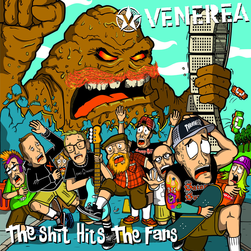 the album cover for VENEREA - Shit Hits The Fans
