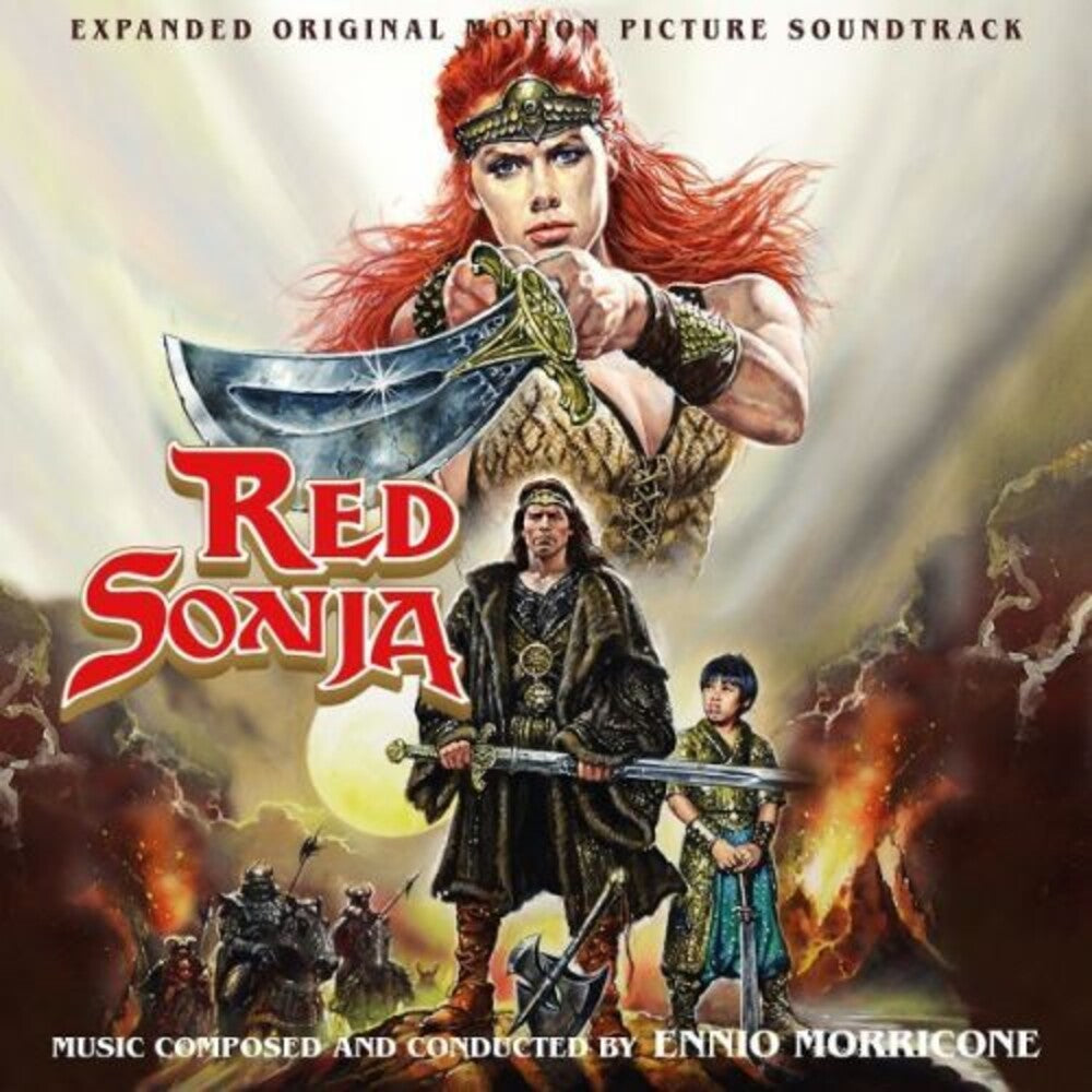 the album cover for Ennio Morricone (Exp) (Ita) - Red Sonja / O.S.T. (Exp) (Ita)