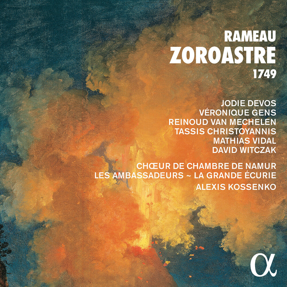 the album cover for Rameau / Devos / Choeur De Chambre De Namur - Zoroastre 1749 (3pk)