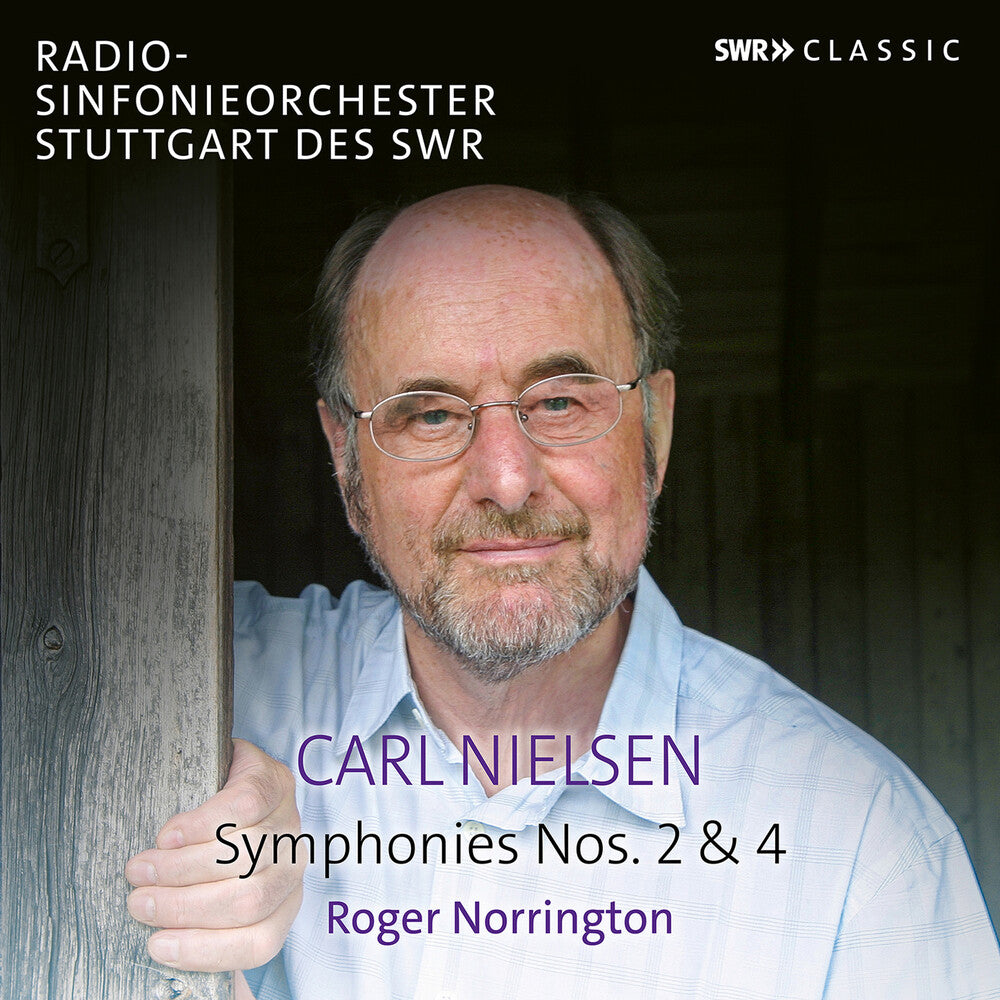 the album cover for Nielsen - Symphonies 2 & 4