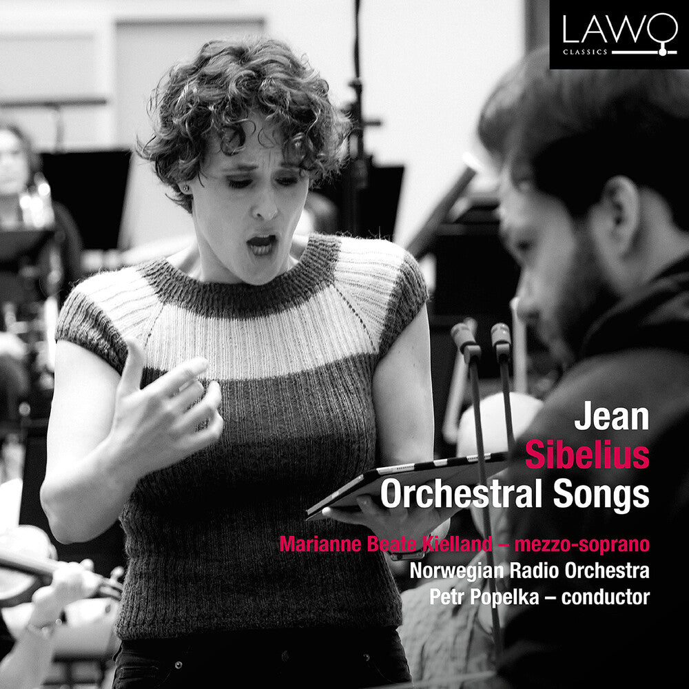 the album cover for Sibelius / Kielland / Norwegian Radio Orchestra - Orchestral Songs