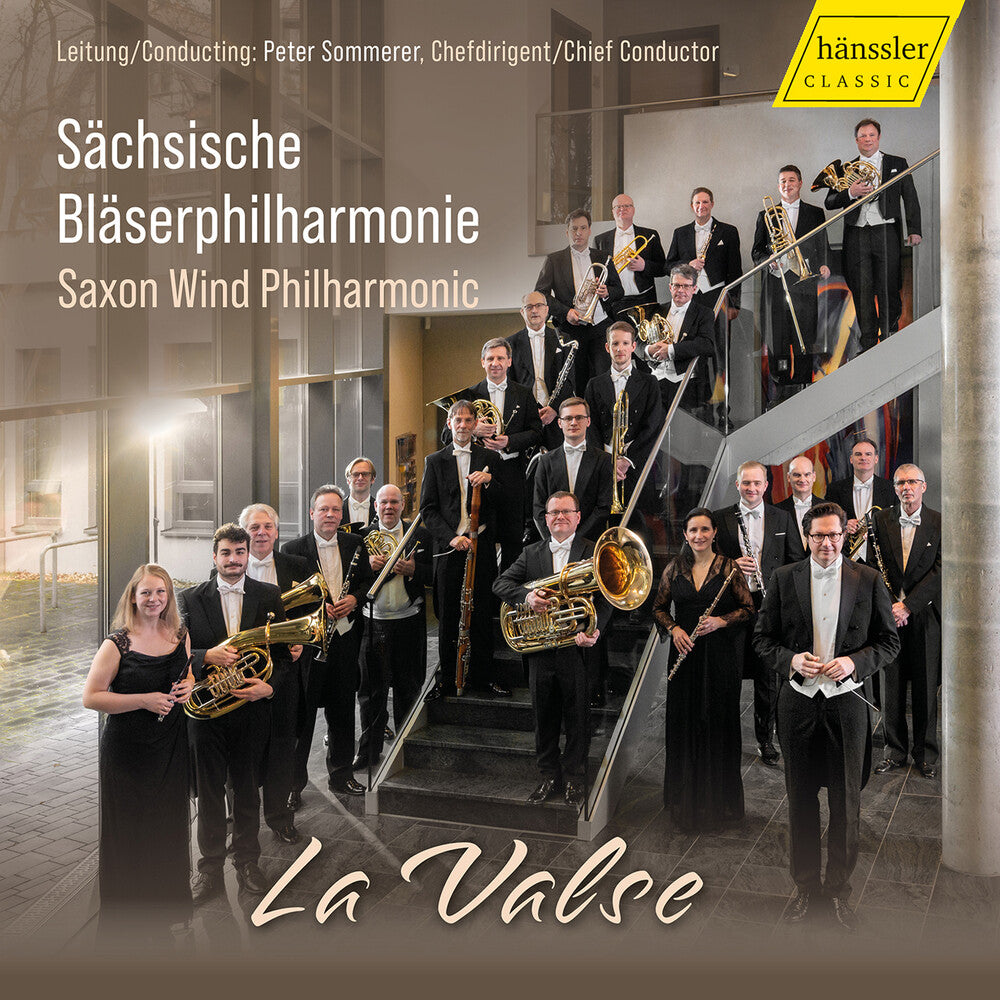 the album cover for Berlioz / Saxon Wind Philharmonic / Scheibe - La Valse
