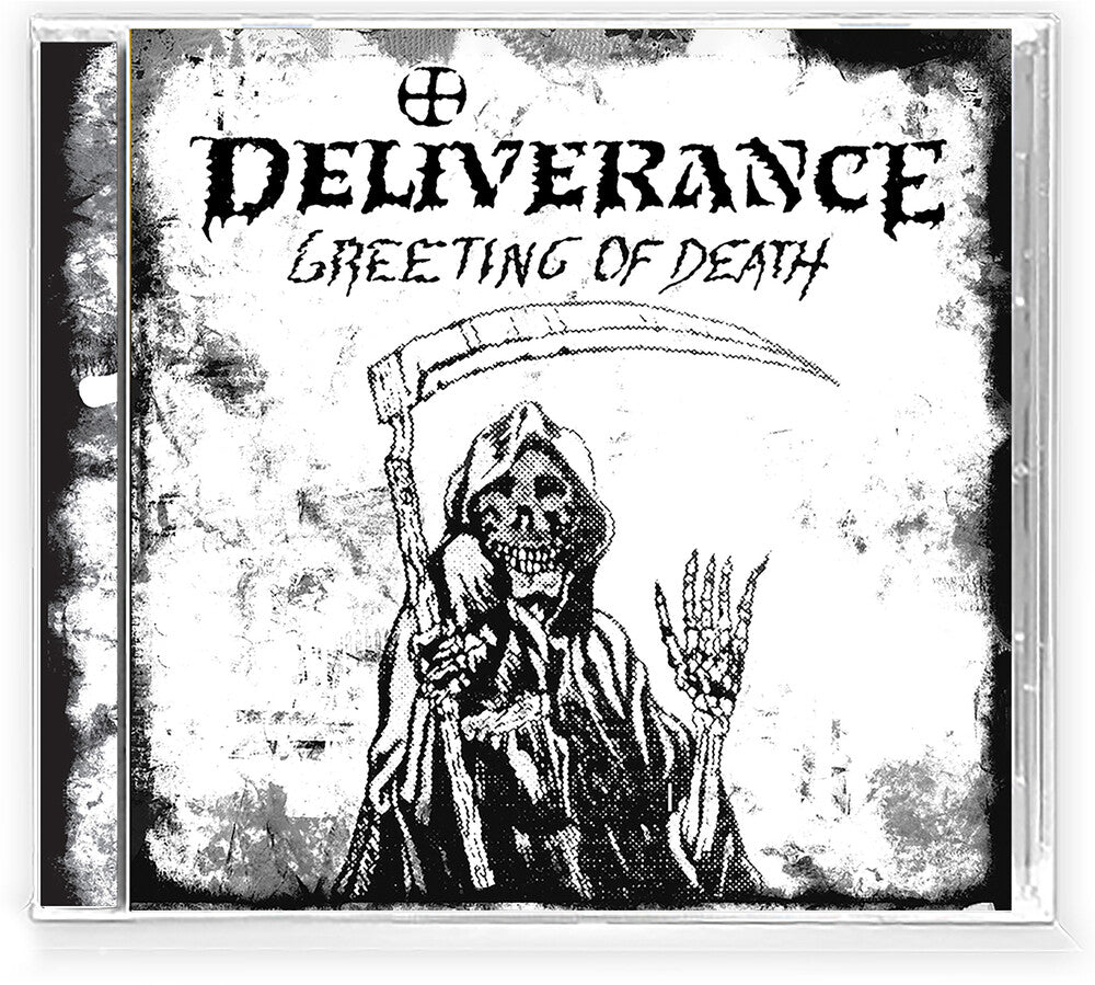 the album cover for Deliverance - Greeting Of Death