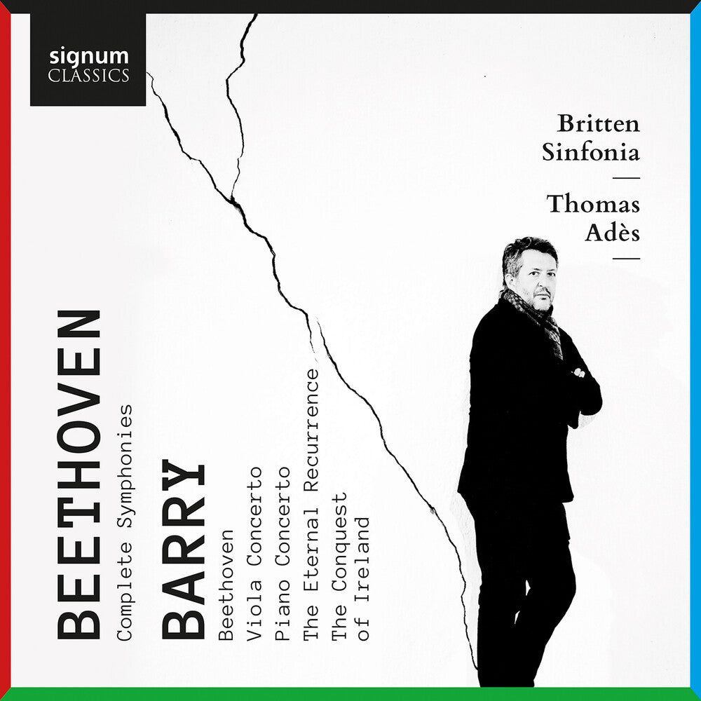 the album cover for Beethoven / Barry / Britten Sinfonia - Beethoven: Complete Symphonies Barry: Orchestral Works