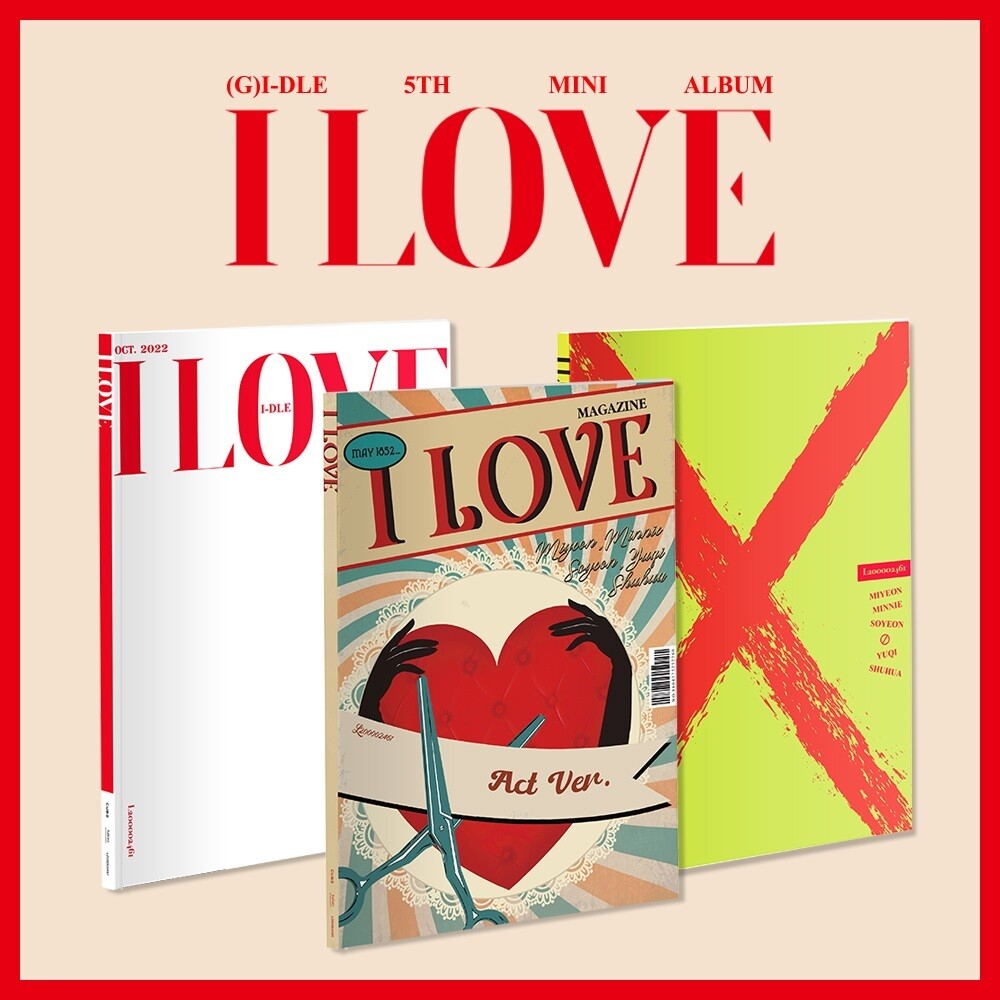 the album cover for i-dle - I Love