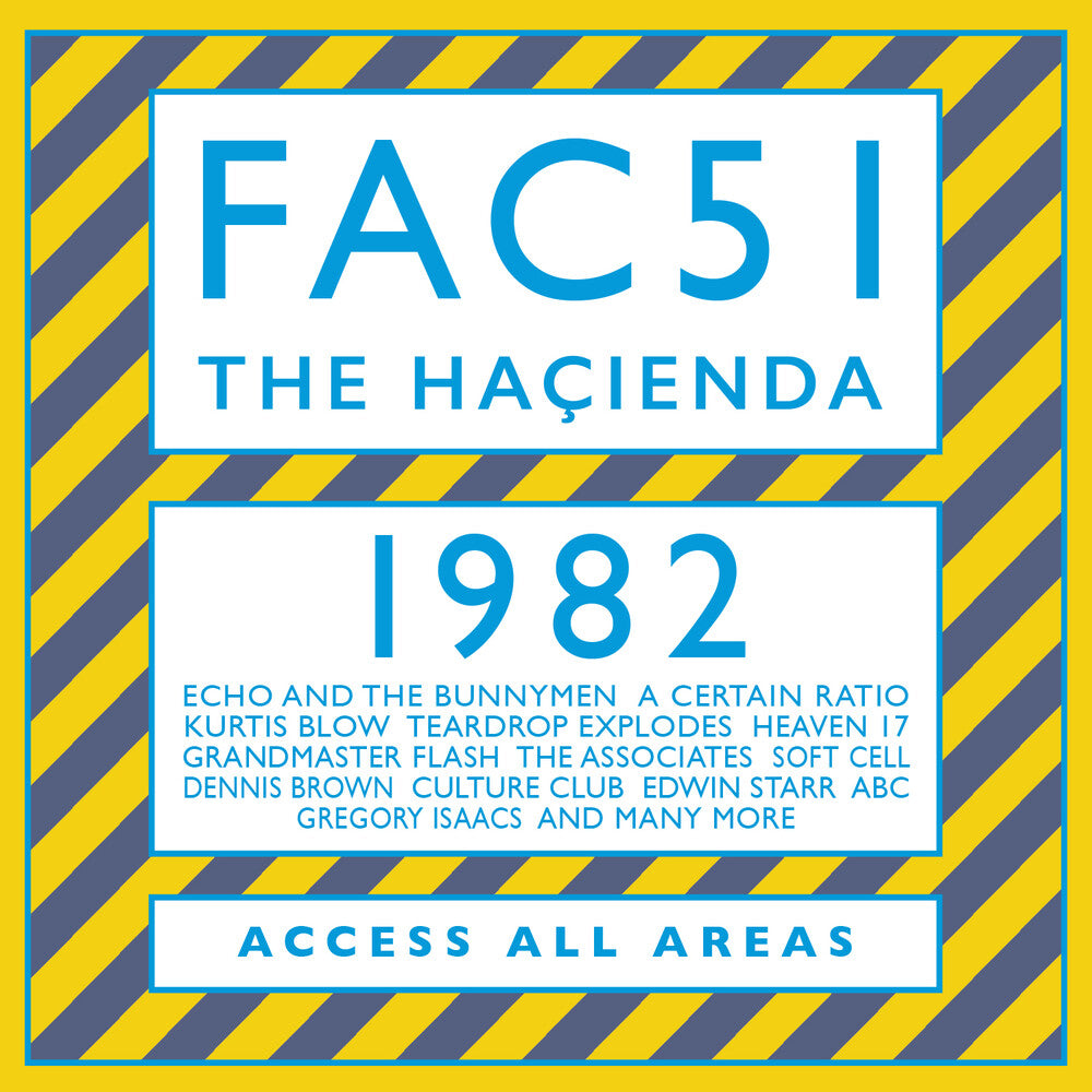 the album cover for Fac51 The Hacienda 1982: Book Set / Various - Fac51 The Hacienda 1982: Book Set / Various (Uk)