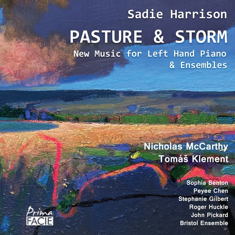 the album cover for Pasture & Storm: New Music For Left Hand Piano & - Pasture & Storm: New Music For Left Hand Piano &