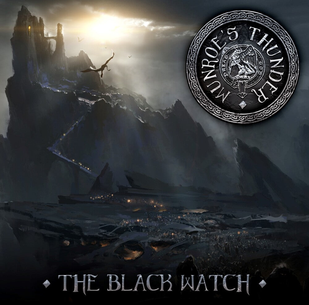 the album cover for Munroe's Thunder - The Black Watch