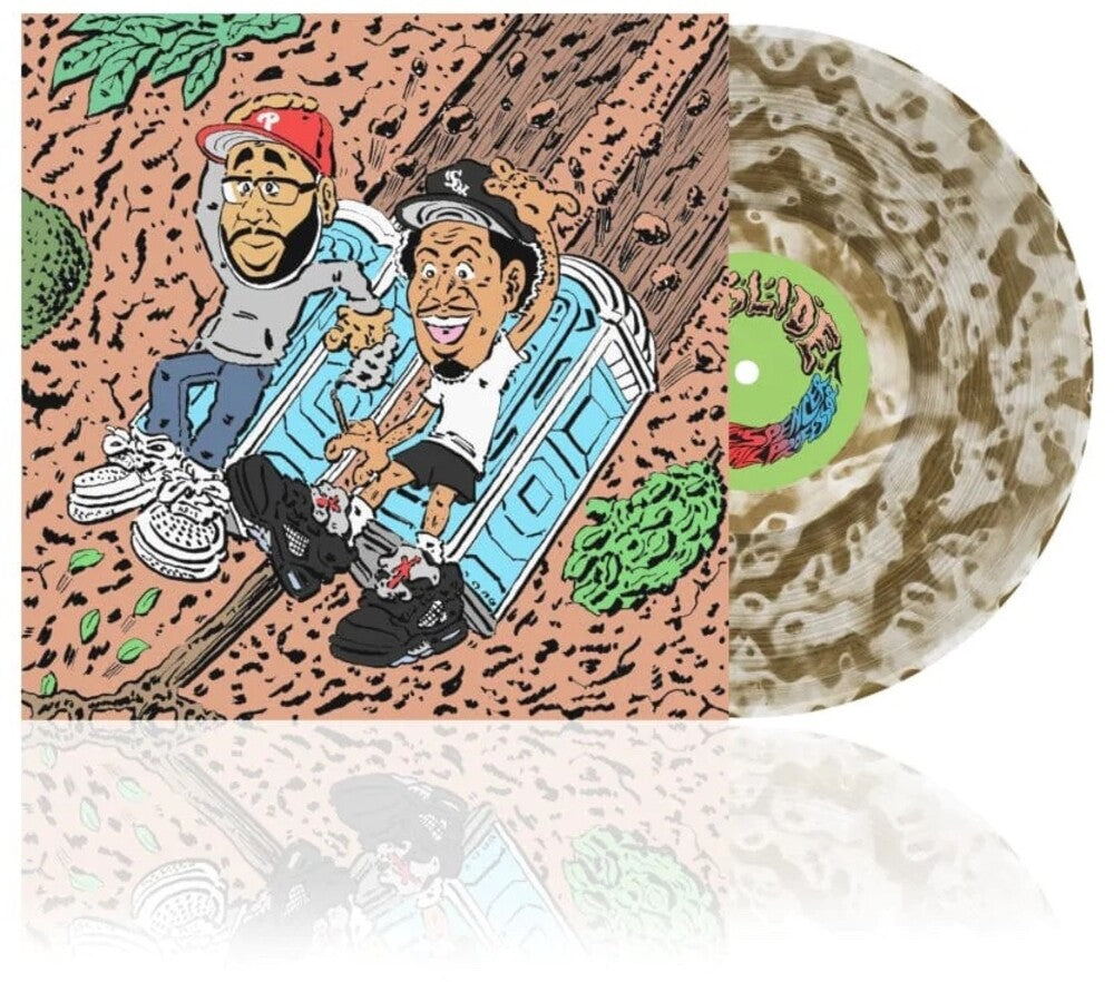 the album cover for Vic Spencer & Small Professor - Mudslide