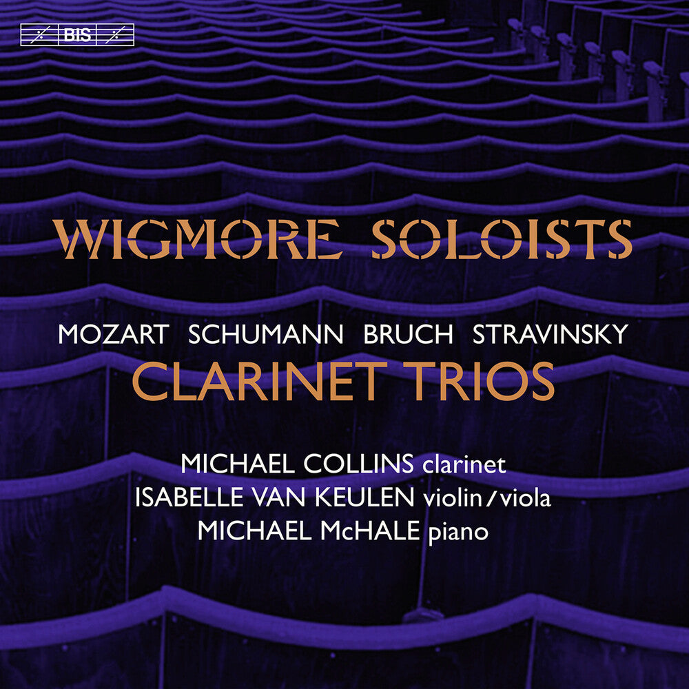 the album cover for Mozart / Bruch / Schumann / Stravinsky - Clarinet Trios (Hybr)