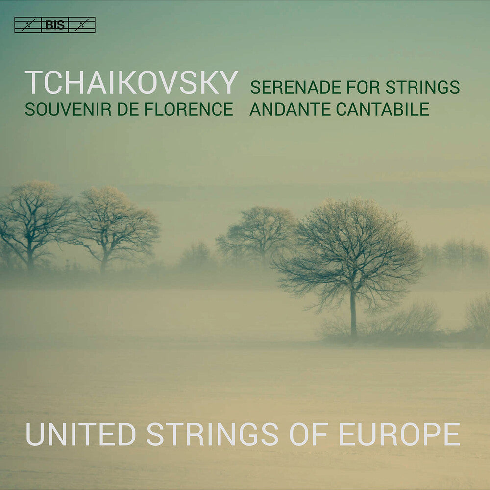 the album cover for Tchaikovsky / United Strings Of Europe - Serenade (Hybr)