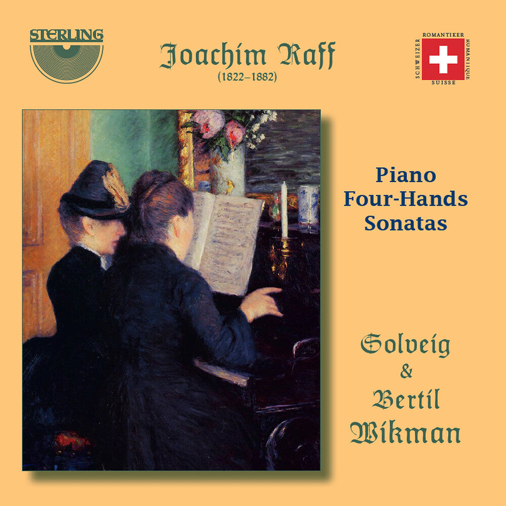the album cover for Raff / Wikman - Piano Four-Hands Sonatas