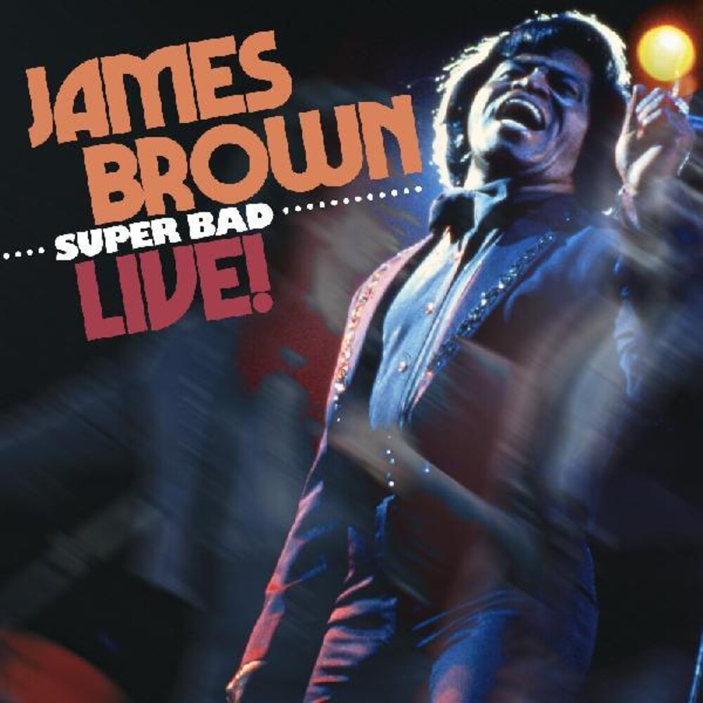 the album cover for James Brown - Super Bad Live