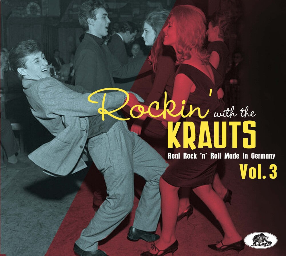 the album cover for Rockin' With The Krauts Vol. 3: Real Rock / Var - Rockin' With The Krauts Vol. 3: Real Rock / Var