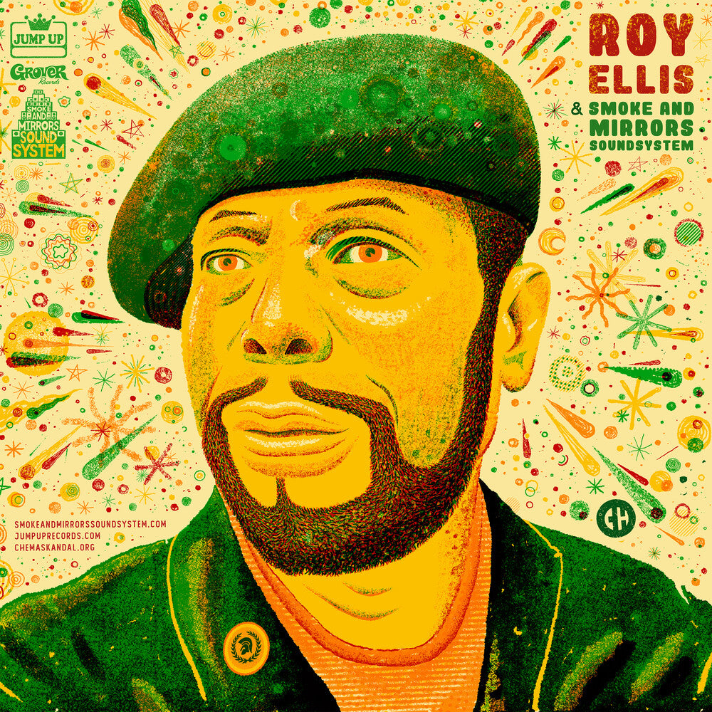 the album cover for Smoke & Mirrors Sound System - Present Roy Ellis & Monty Neysmith - Symarip