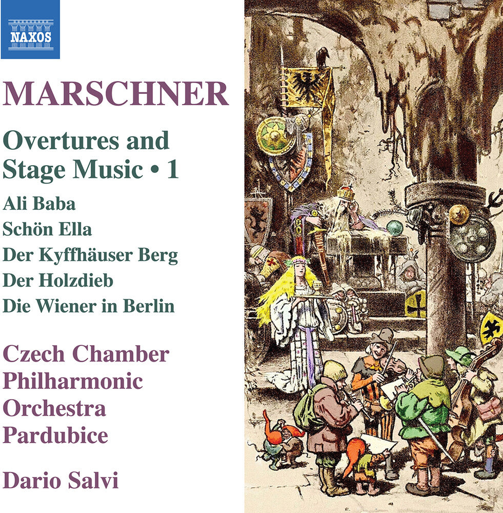 the album cover for Marschner / Czech Chamber Philharmonic / Salvi - V1: Overtures & Stage Music