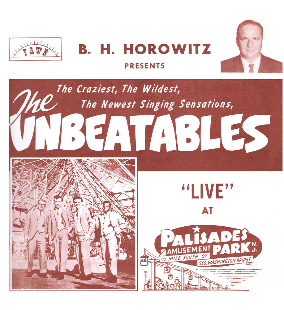 the album cover for Gene Cornish & The Unbeatables - Live At Palisades Amusement Park (Mod)