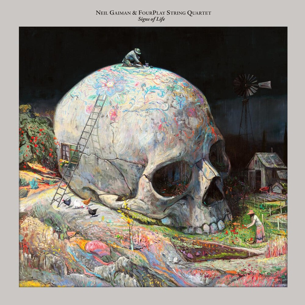 the album cover for Neil Gaiman & FourPlay String Quartet - Signs Of Life