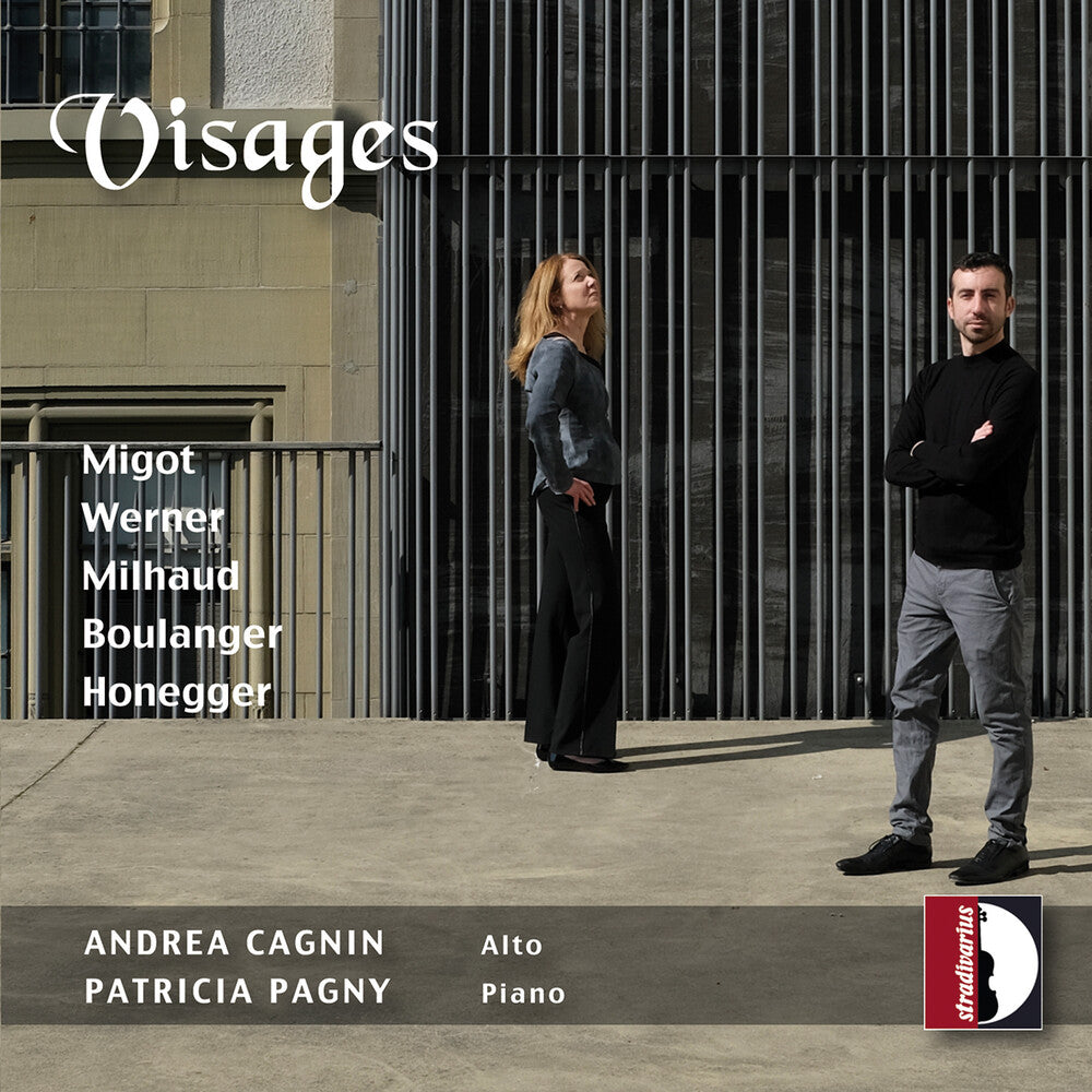 the album cover for Boulanger / Honegge / Cagnin - Visage