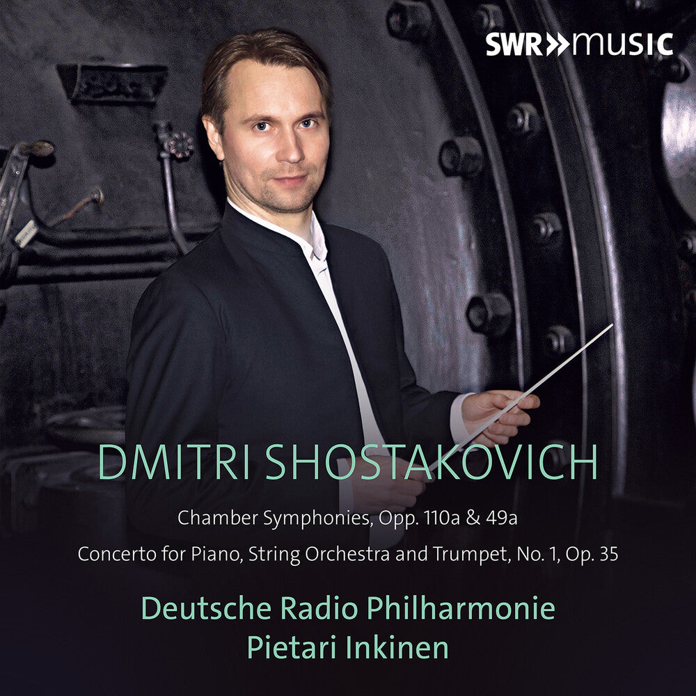 the album cover for Shostakovich / Meerovitch / Nakariakov - Chamber Symphonies
