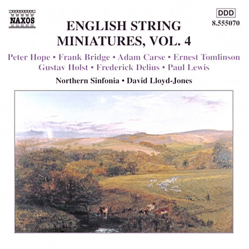 the album cover for David Lloyd-Jones - English String Miniatures 4 / Various