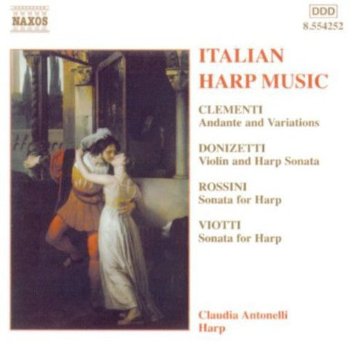 the album cover for Claudia Antonelli - Italian Harp Music
