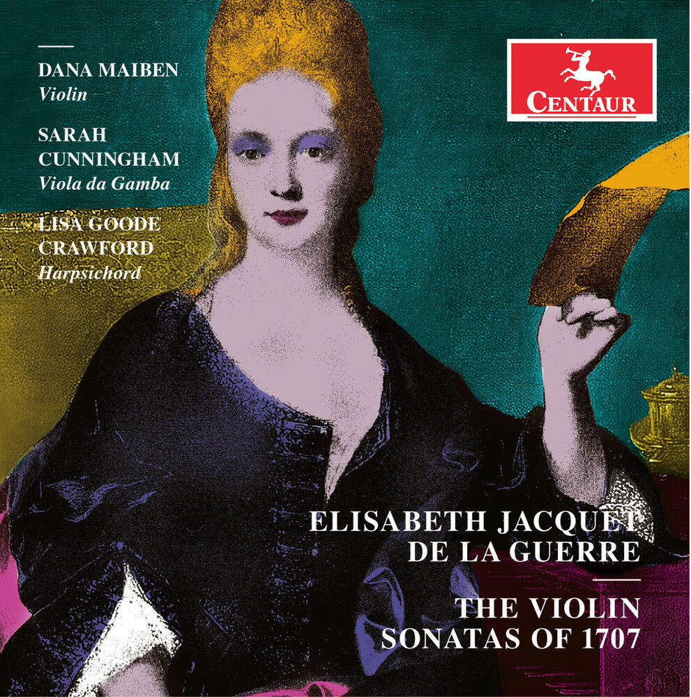 the album cover for Guerre / Maiben / Cunningham - Violin Sonatas Of 1707