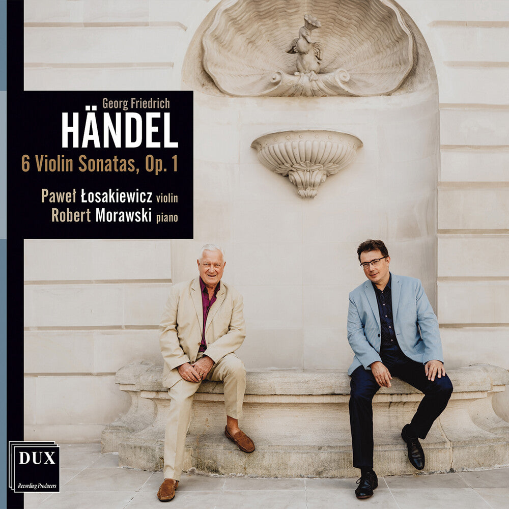 the album cover for Georg Handel Friedrich - Sonatas For Violin & Piano