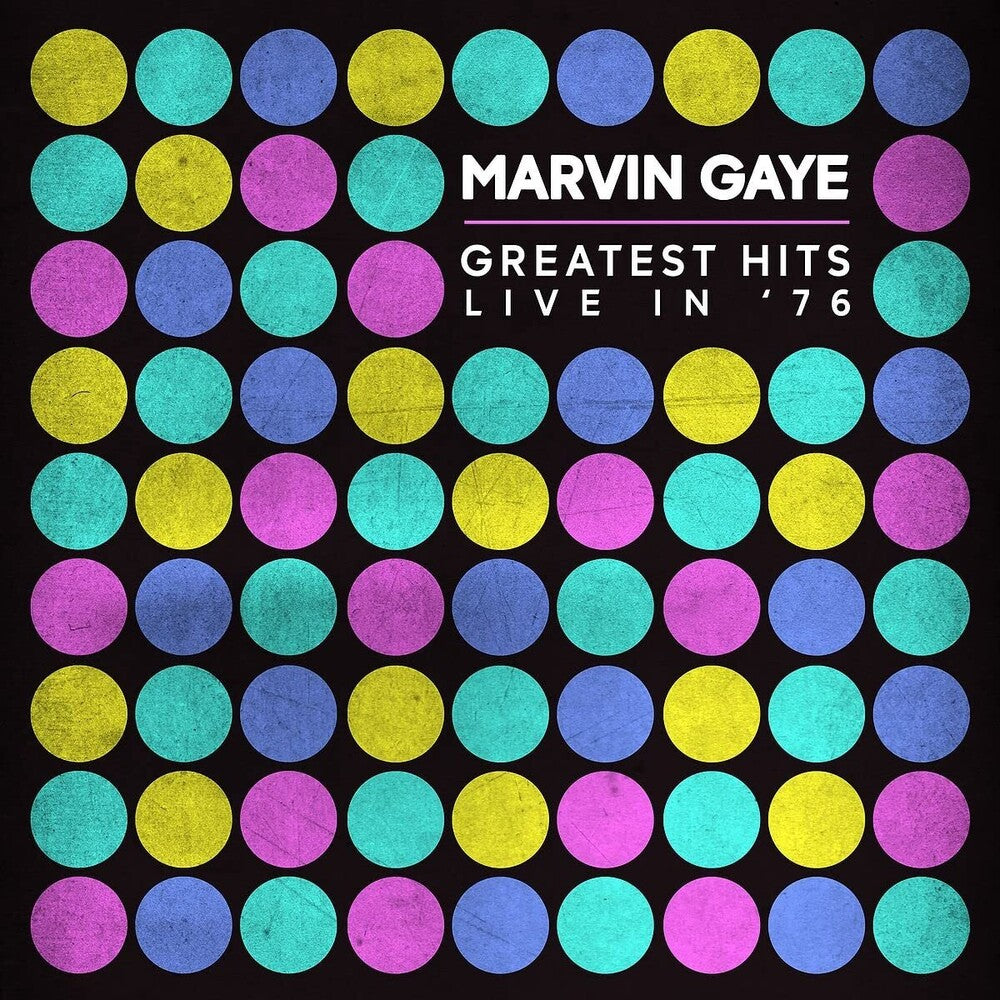 the album cover for Marvin Gaye - Greatest Hits Live In '76