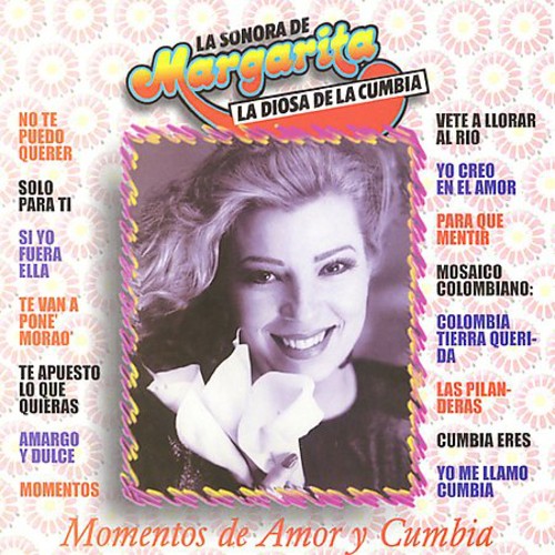 the album cover for Margarita Y Su Sonora - Momentos de Amor y Cumbia