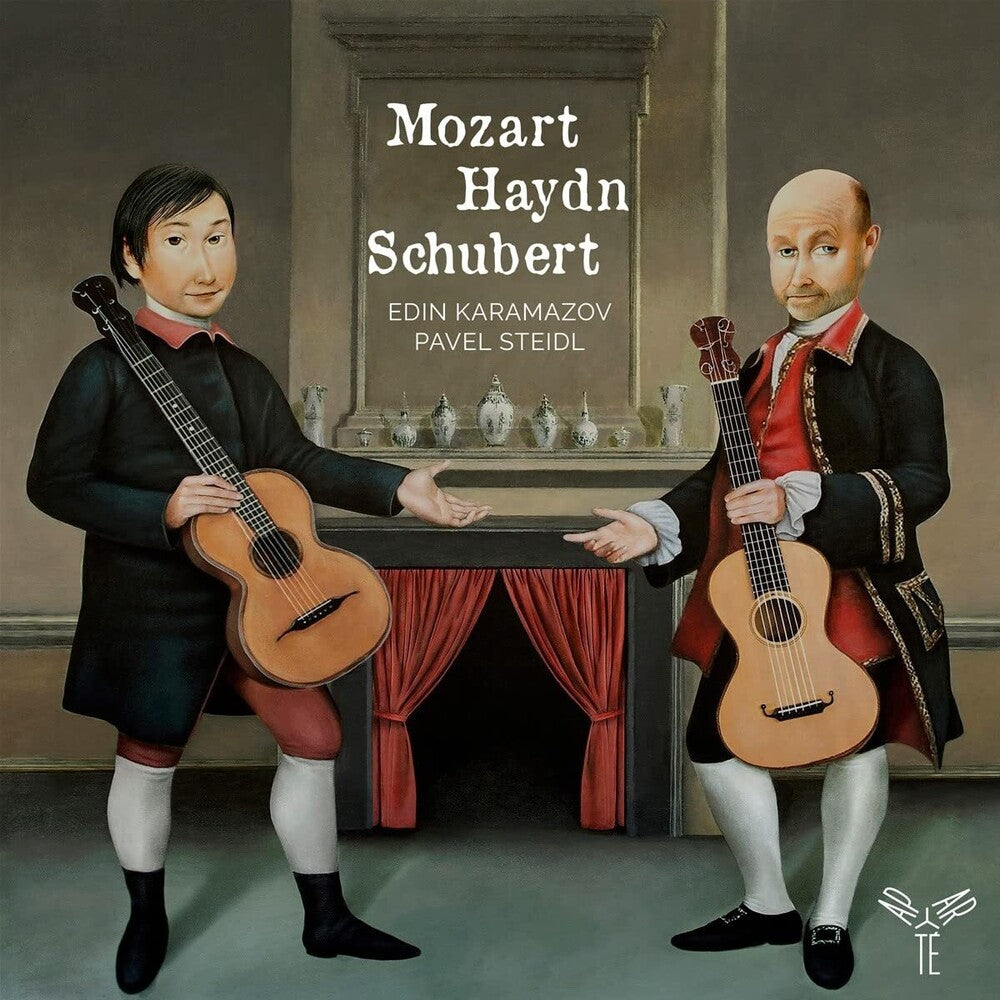 the album cover for Edin Karamazov - Mozart Haydn Schubert