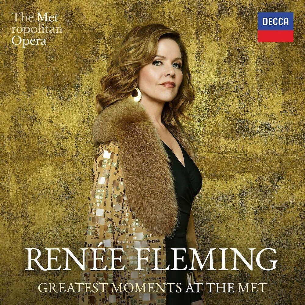 the album cover for RENEE FLEMING - Her Greatest Moments At The Met