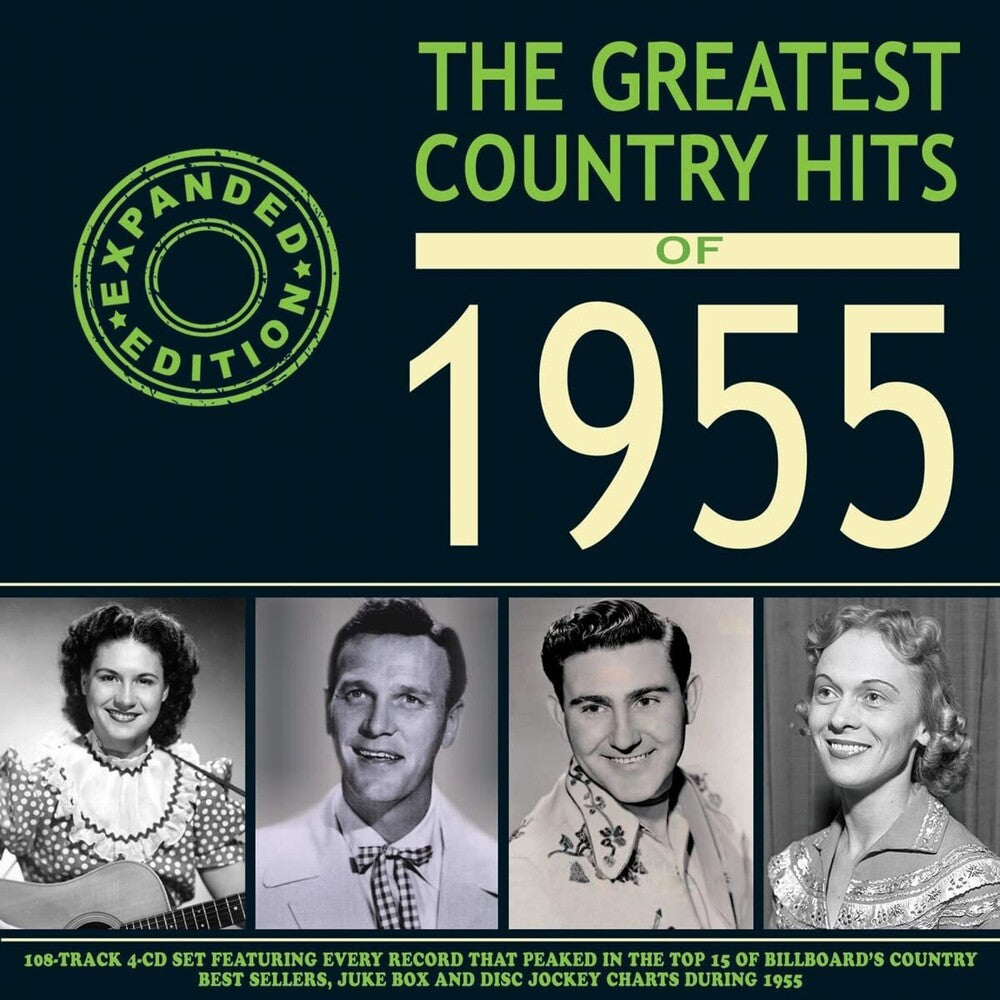 the album cover for Greatest Country Hits Of 1955 / Various (Exp) - Greatest Country Hits Of 1955 / Various (Exp)