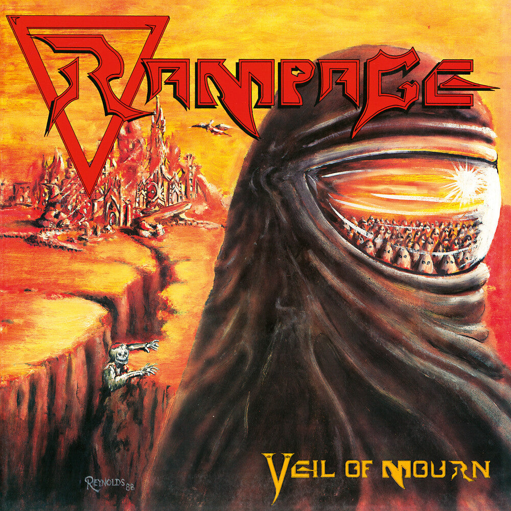 the album cover for Rampage - Veil Of Mourn