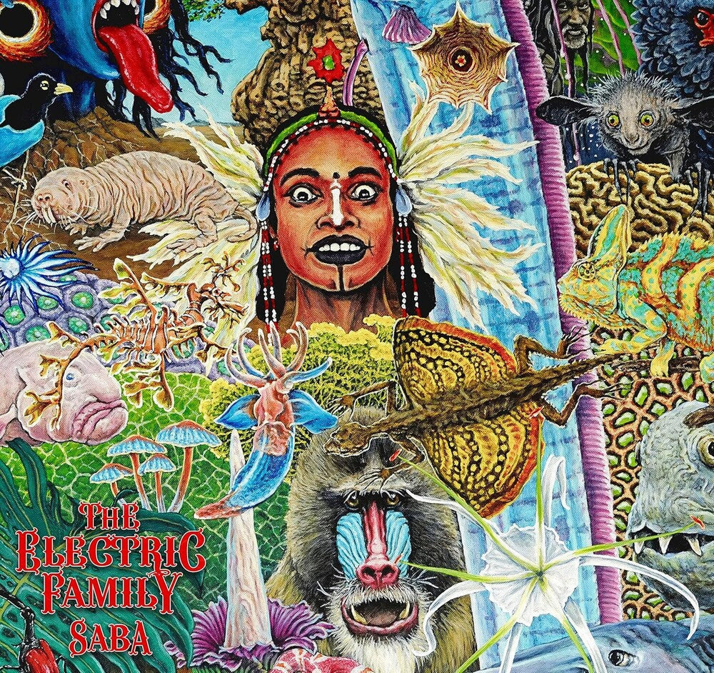 the album cover for Electric Family - Saba