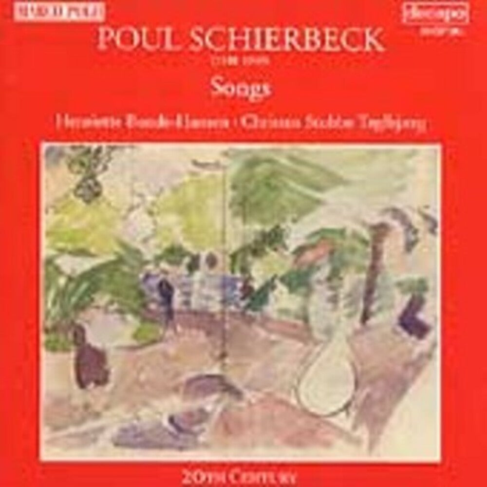 the album cover for Schierbeck - Songs