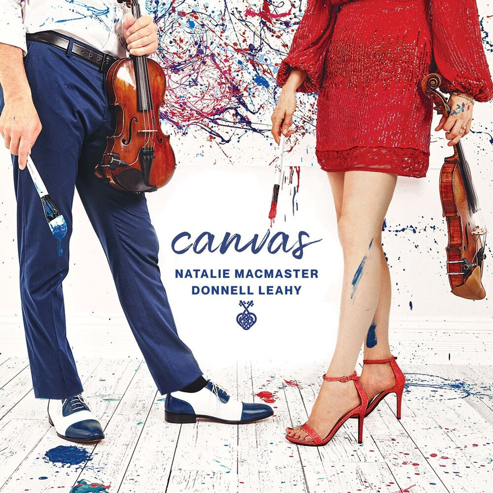 the album cover for Natalie Macmaster / Donnell,Leahy - Canvas