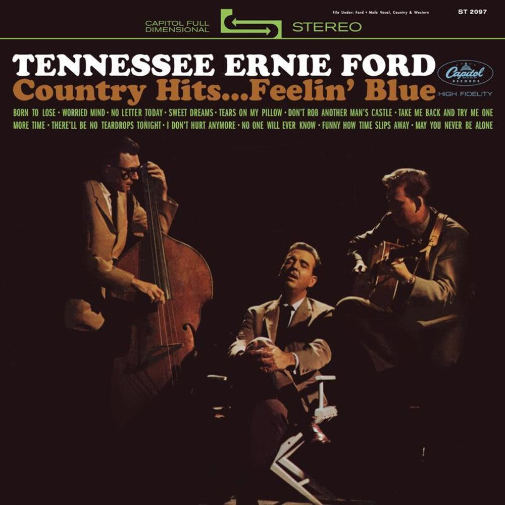 the album cover for Tennessee Ford Ernie - Country Hits...Feelin' Blue