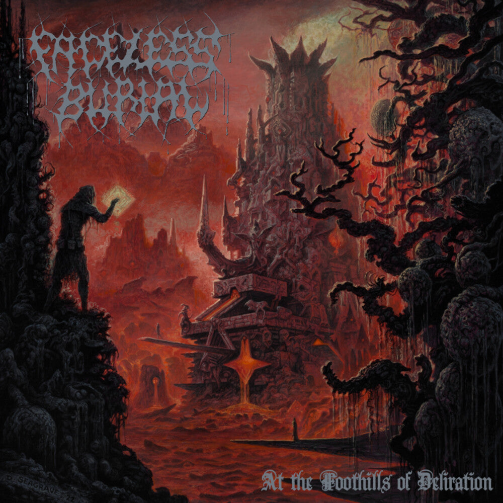 the album cover for Faceless Burial - At The Foothills Of Deliration