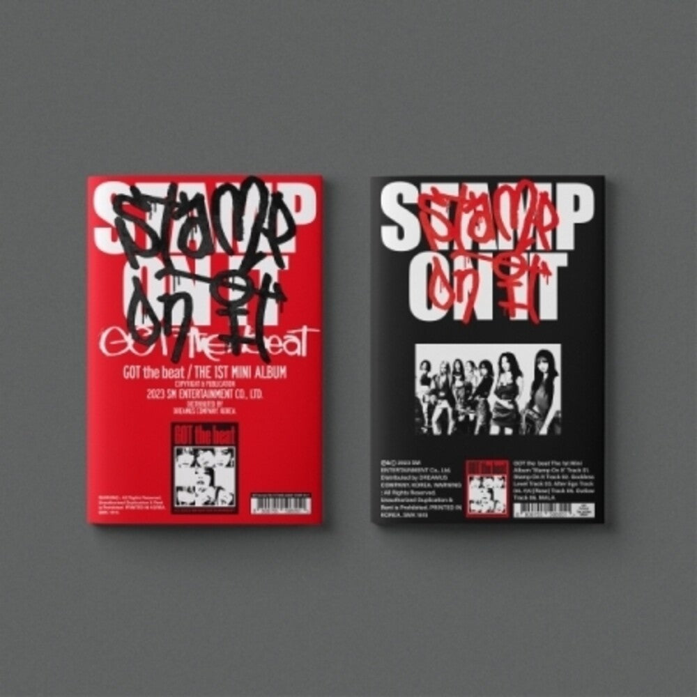 the album cover for Got the Beat - Stamp On It - Random Cover - incl. 104pg Booklet, Postcard Set + Photocard